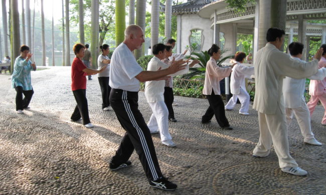 Barron teaching Tai Chi