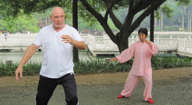 Barron teaching Tai Chi